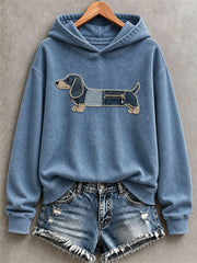 Women's Cute Dachshund Hoodie