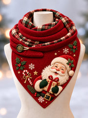 Merry Chrismas Triangle Scarf