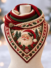Merry Chrismas Triangle Scarf