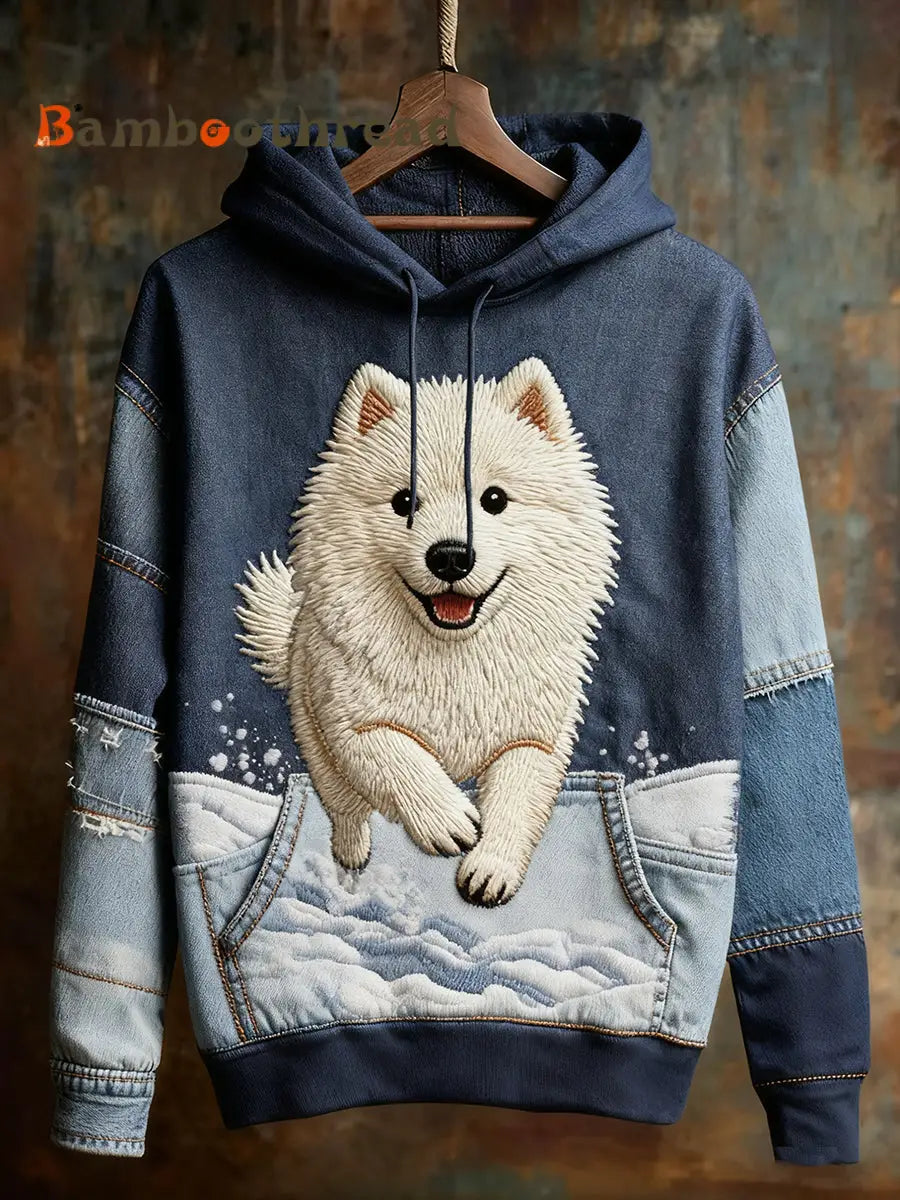 Unisex Animal Art Print Casual Vintage Hoodie A / S