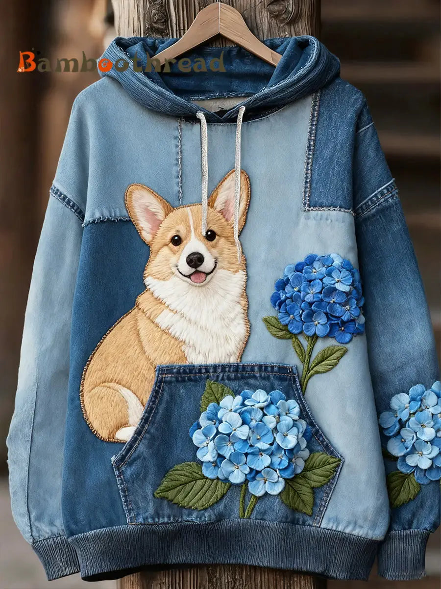 Unisex Animal Art Print Casual Vintage Hoodie A / S