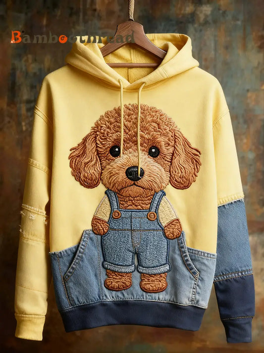 Unisex Animal Art Print Casual Vintage Hoodie A / S