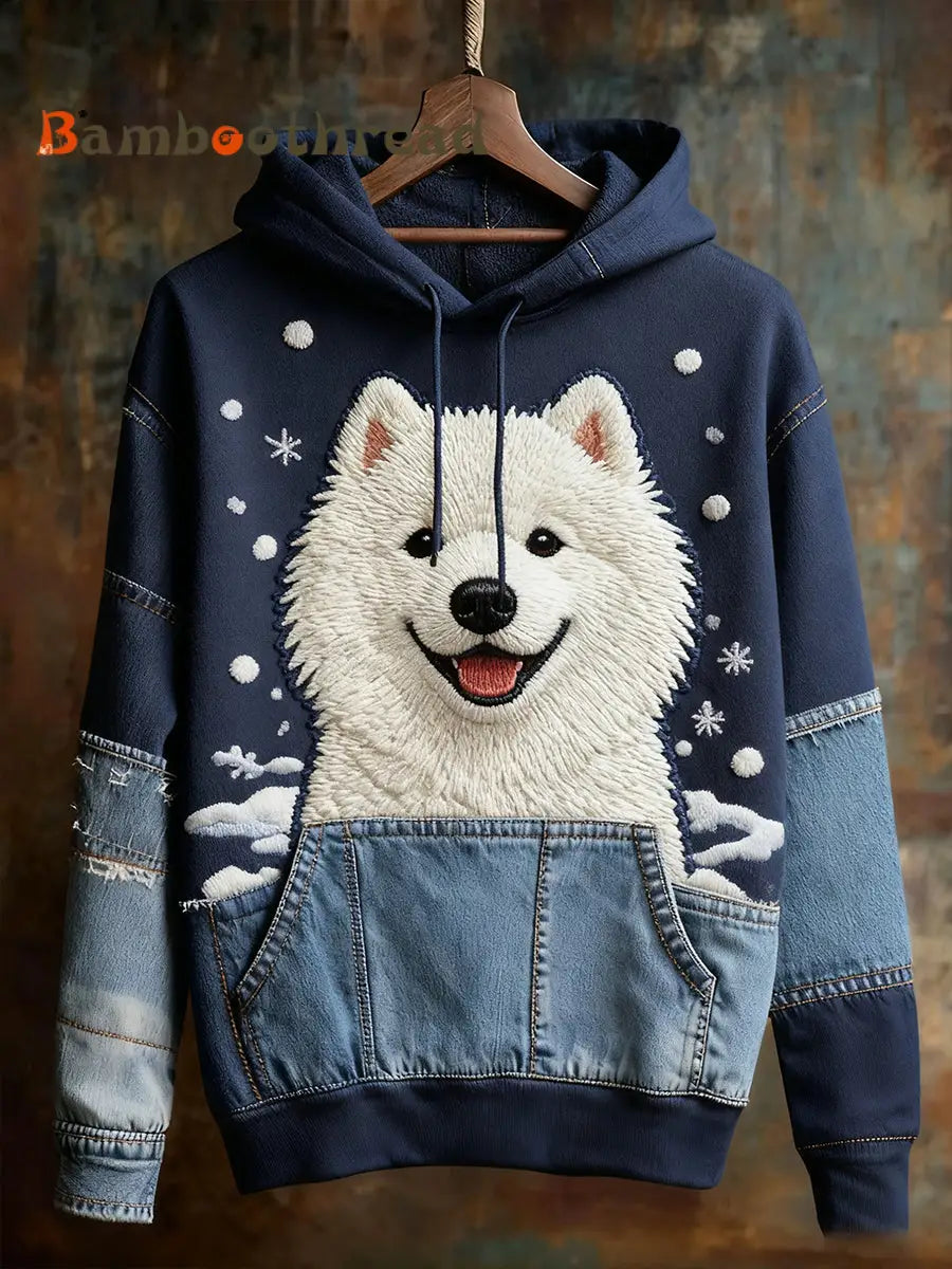 Unisex Animal Art Print Casual Vintage Hoodie A / S