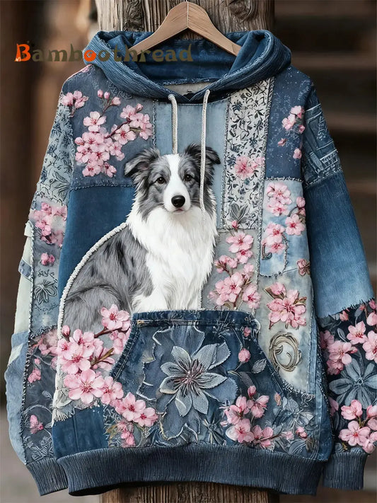 Unisex Animal Art Print Casual Vintage Hoodie A / S