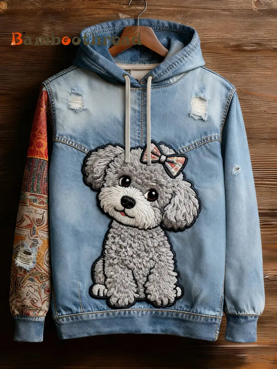 Unisex Retro Animal Art Print Comfortable Casual Sweatshirt A / S