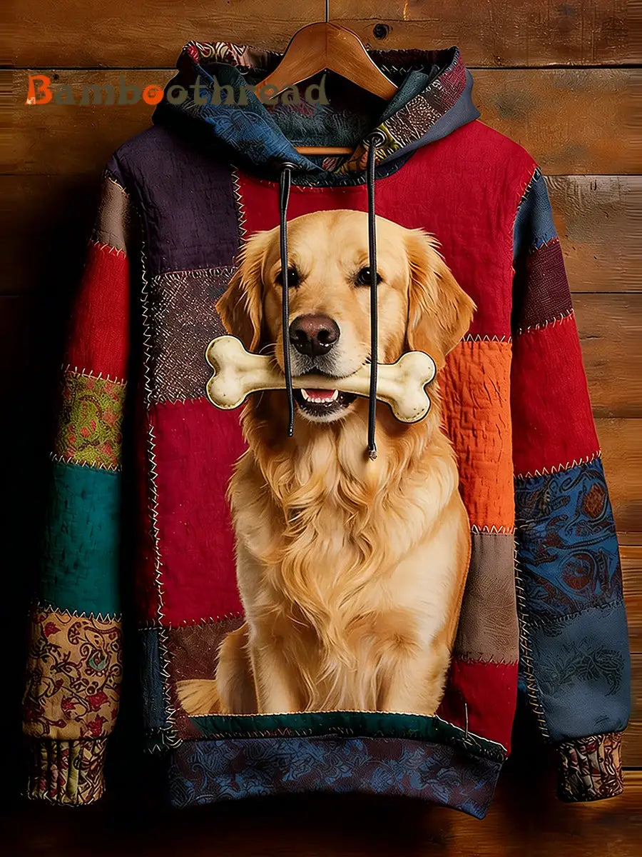 Unisex Retro Animal Art Print Comfortable Casual Sweatshirt A / S