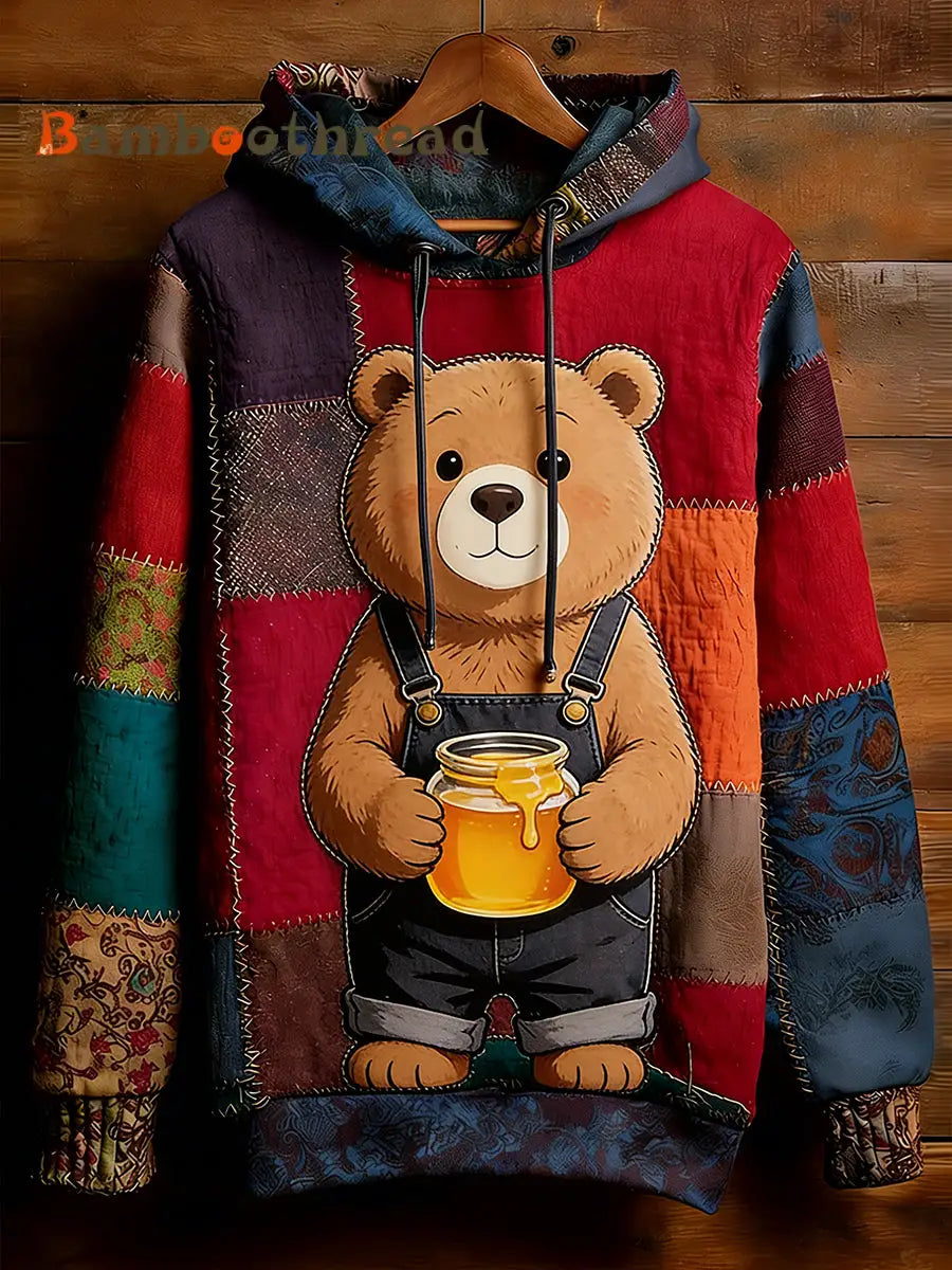 Unisex Retro Animal Art Print Comfortable Casual Sweatshirt A / S