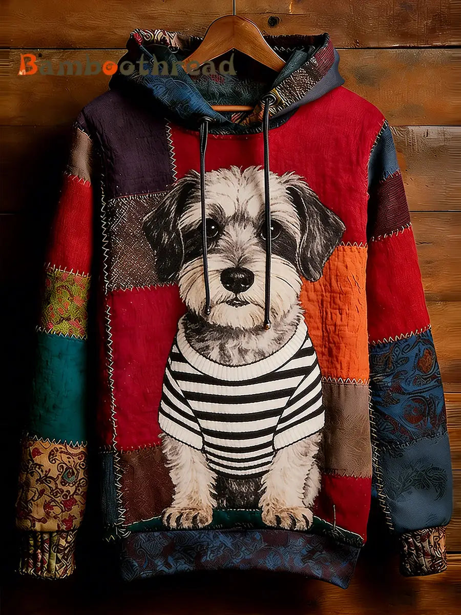 Unisex Retro Animal Art Print Comfortable Casual Sweatshirt A / S