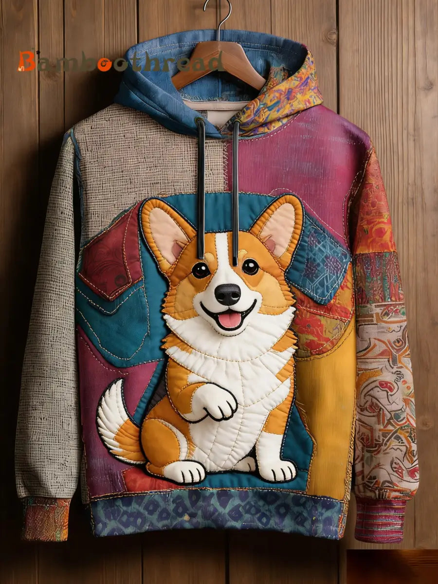 Unisex Retro Animal Art Print Comfortable Casual Sweatshirt A / S