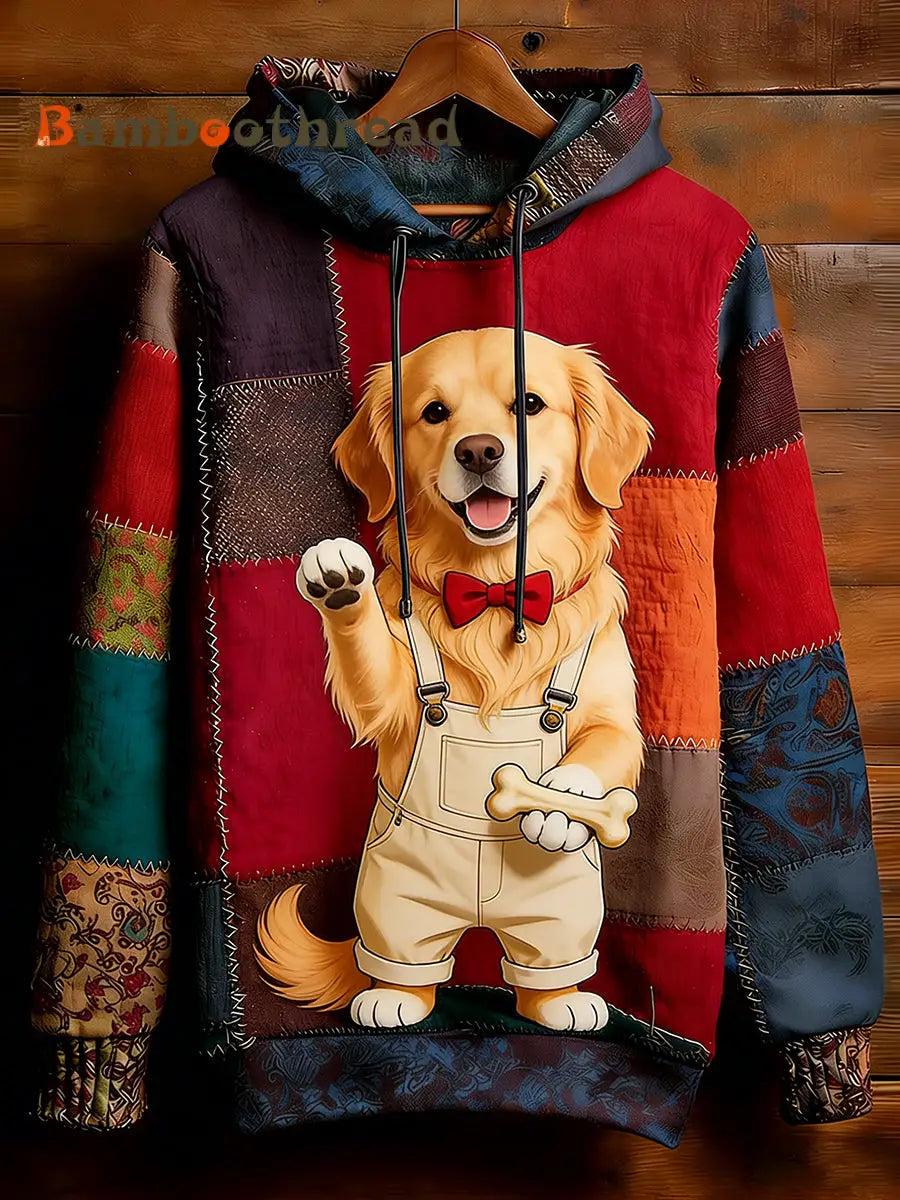 Unisex Retro Animal Art Print Comfortable Casual Sweatshirt A / S