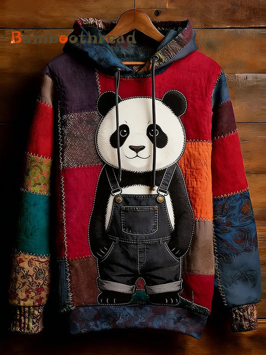 Unisex Retro Animal Art Print Comfortable Casual Sweatshirt A / S