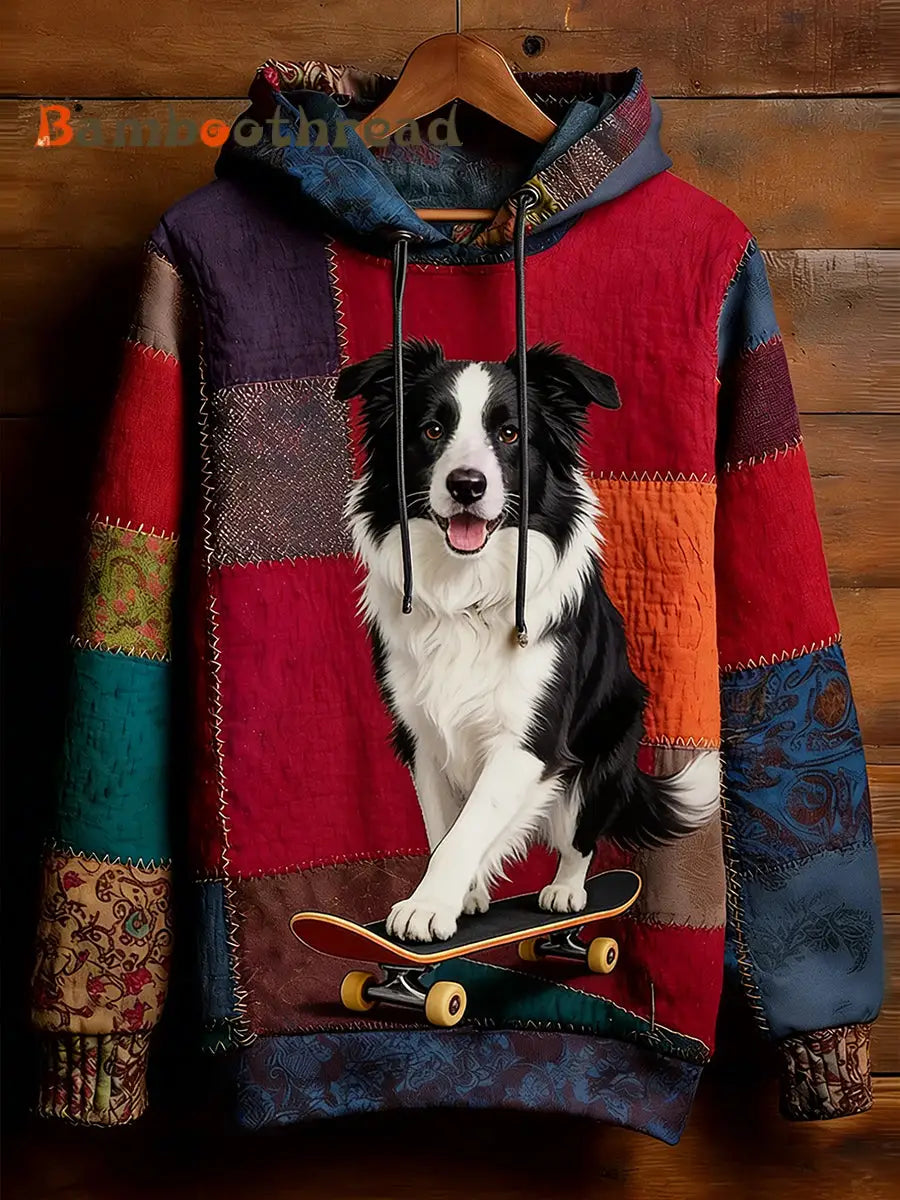 Unisex Retro Animal Art Print Comfortable Casual Sweatshirt A / S