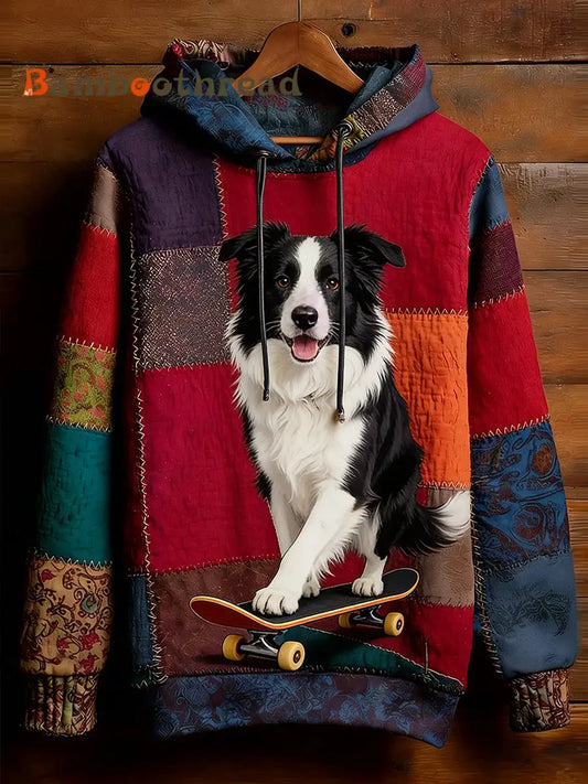 Unisex Retro Animal Art Print Comfortable Casual Sweatshirt A / S