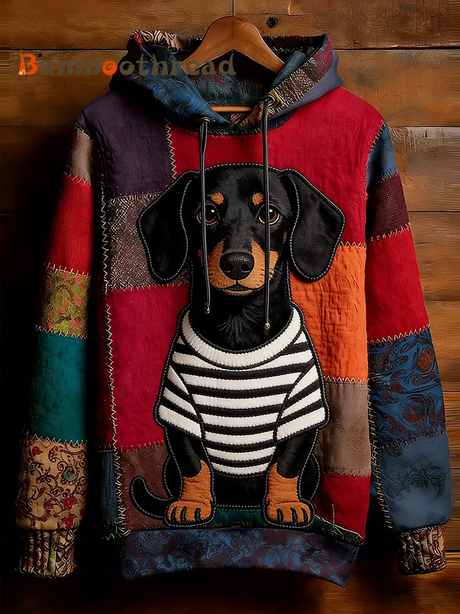 Unisex Retro Animal Art Print Comfortable Casual Sweatshirt A / S