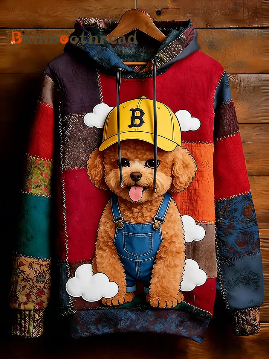 Unisex Retro Animal Art Print Comfortable Casual Sweatshirt A / S