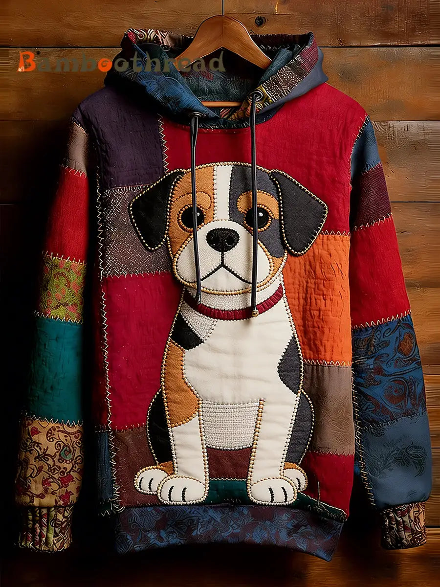 Unisex Retro Animal Art Print Comfortable Casual Sweatshirt A / S