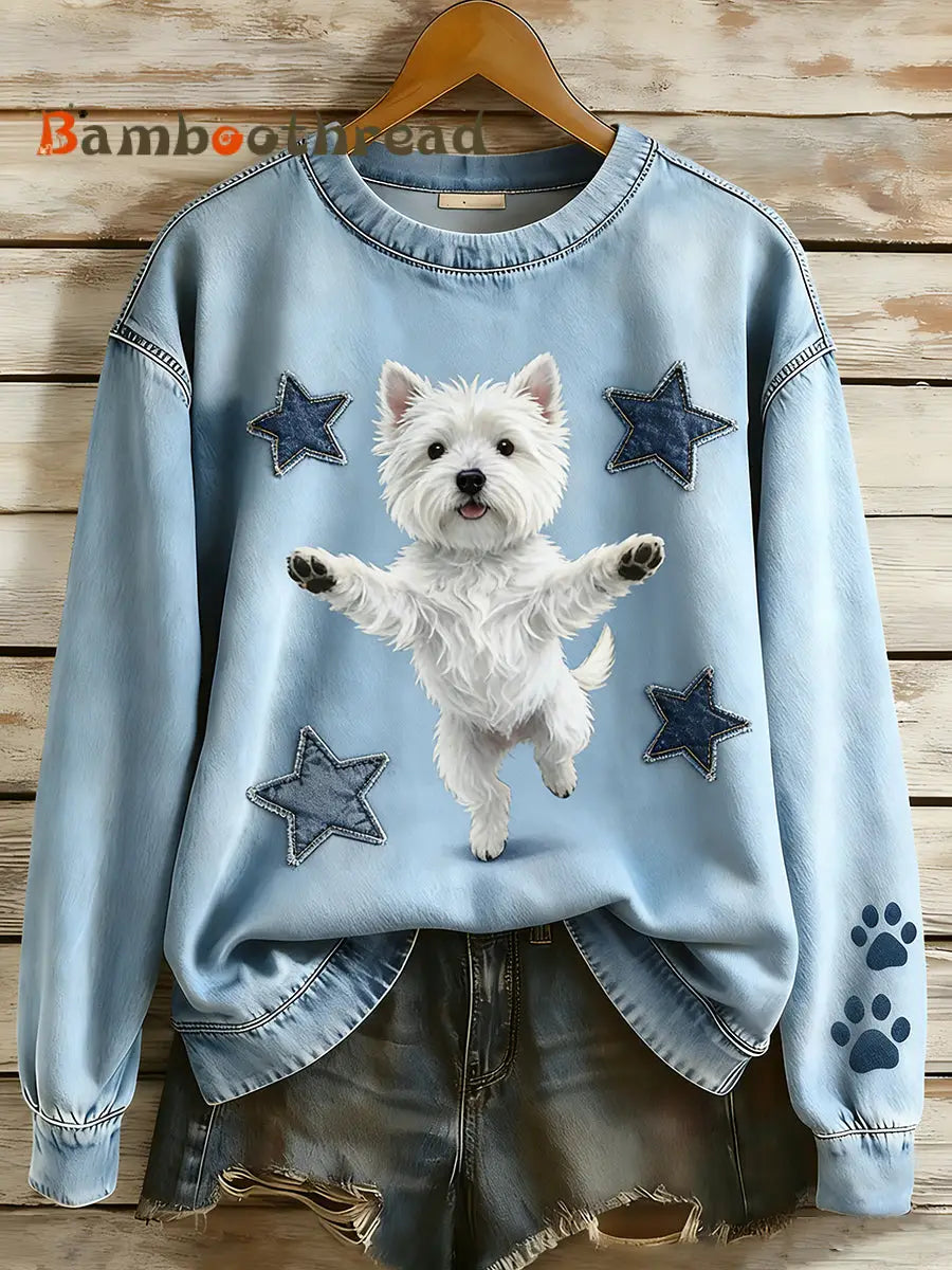 Unisex Retro Animal Print Comfortable Casual Top A / S