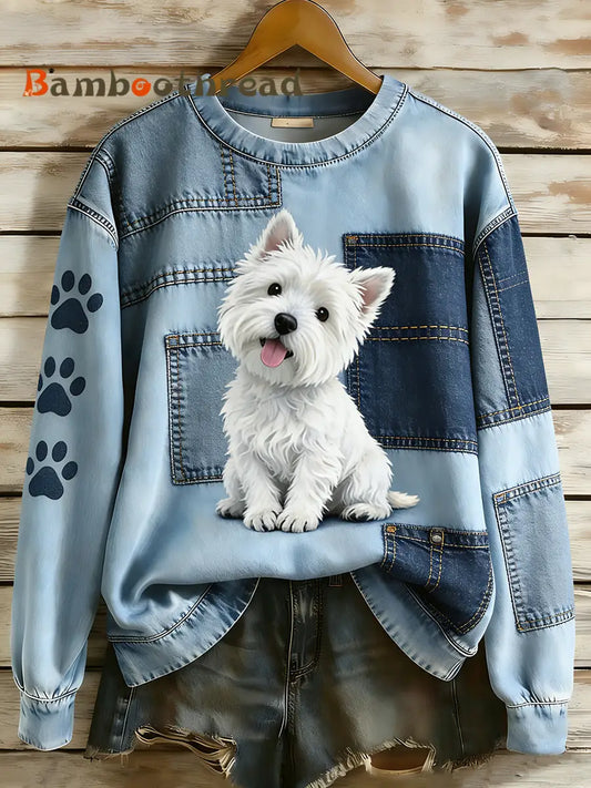 Unisex Retro Animal Print Comfortable Casual Top A / S