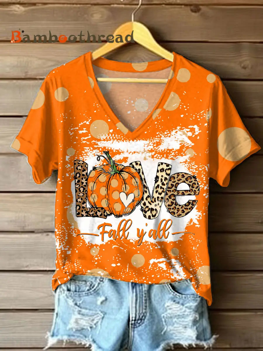 Women’s Autumn Festival ’Tis The Season Pumpkin Printed T-shirt Orange / S