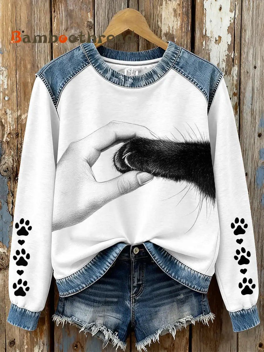 Women’s Cat Enthusiast Sweatshirts White / S
