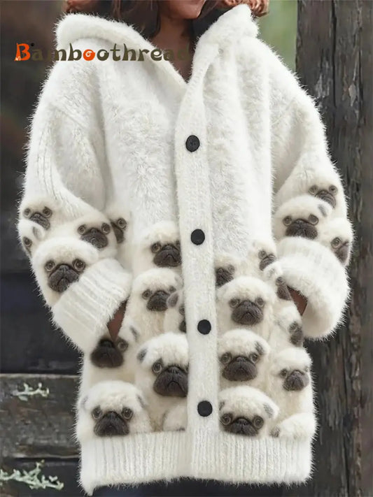 Women’s Flannel Animal Print Coats As picture / S