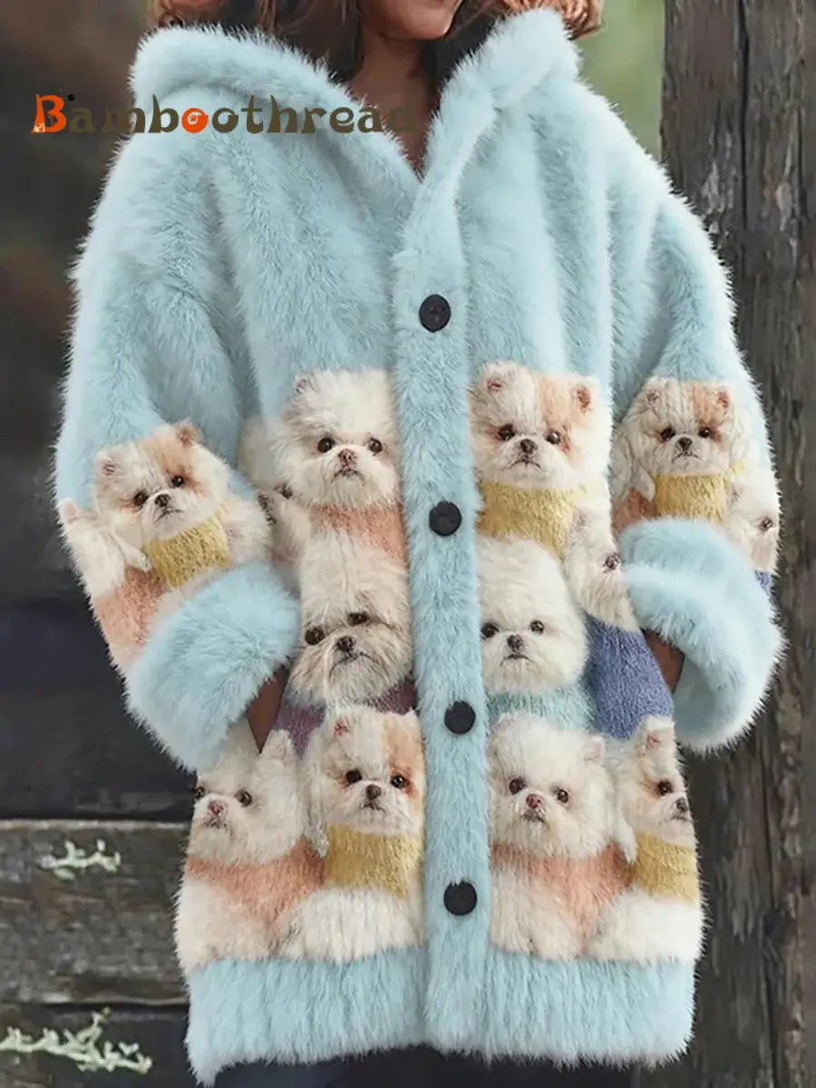 Women’s Flannel Animal Print Coats As picture / S