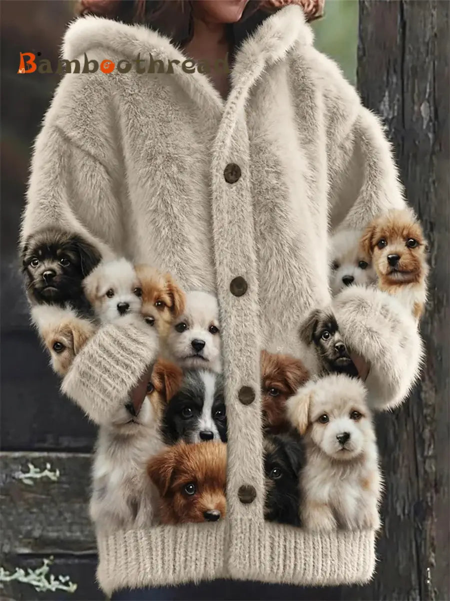 Women’s Flannel Animal Print Coats As picture / S