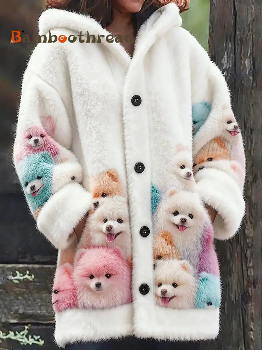 Women’s Flannel Animal Print Coats As picture / S