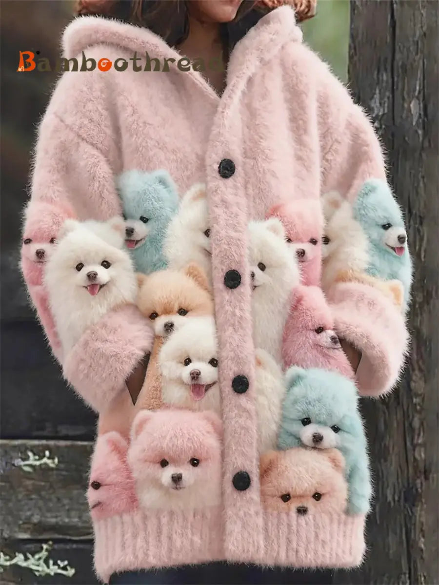 Women’s Flannel Animal Print Coats As picture / S