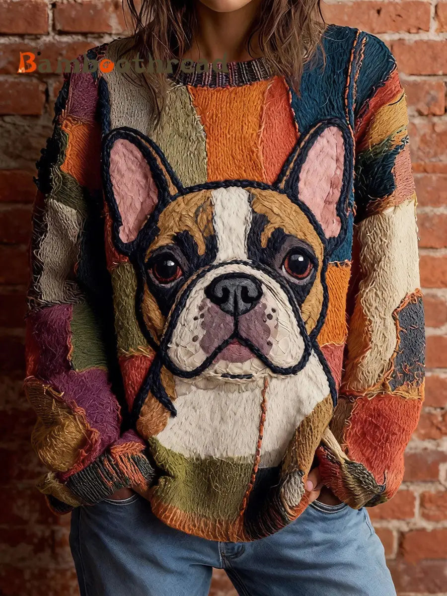 Women’s French Bulldog Tops As picture / S