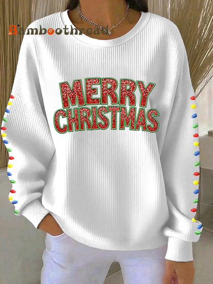 Women’s Merry Christmas sweatshirts White / S