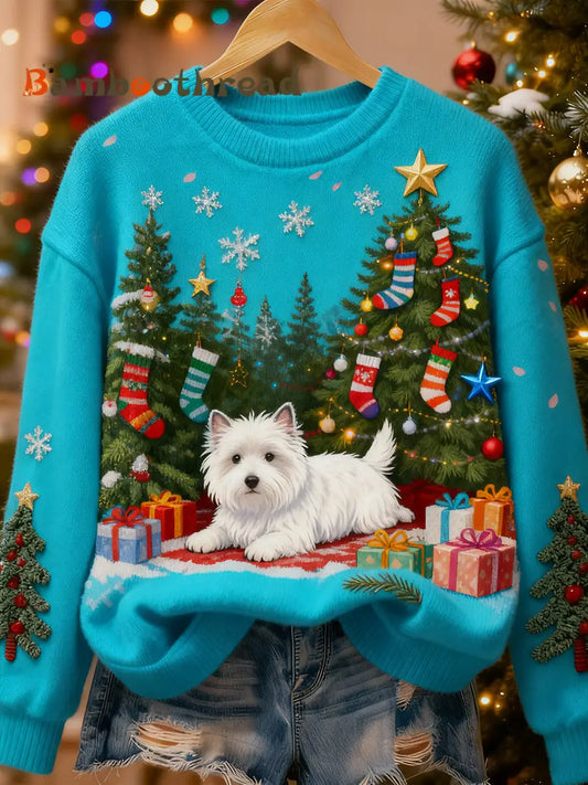 Women’s Retro Animal Art Print Casual Flannel Top A / S