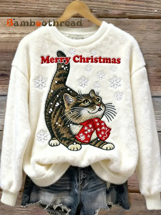 Women’s Retro Animal Art Print Casual Flannel Top A / S