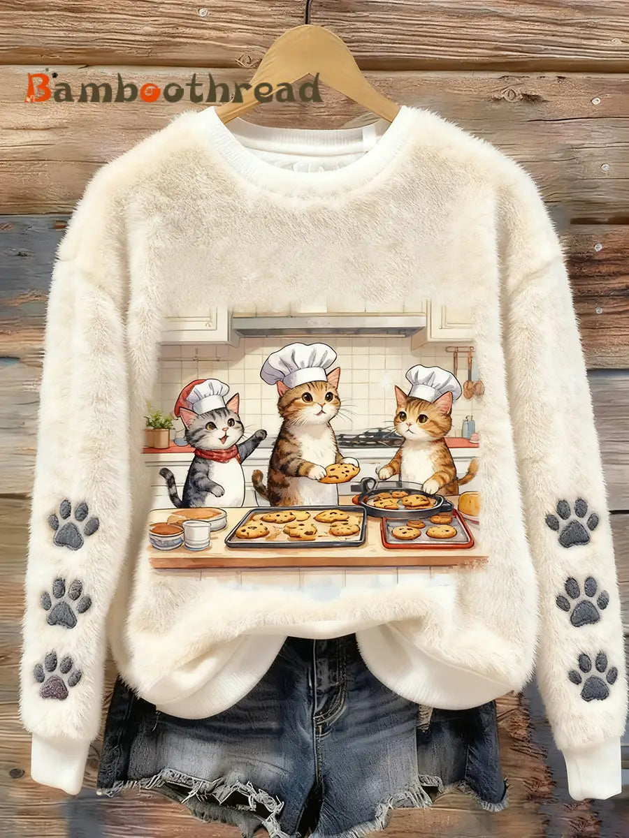 Women’s Retro Animal Art Print Casual Flannel Top A / S