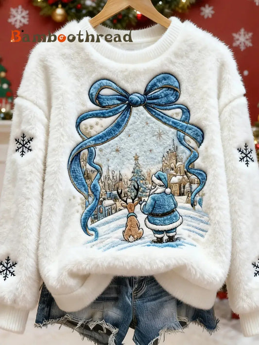 Women’s Retro Animal Art Print Casual Flannel Top A / S