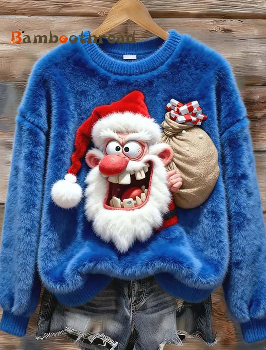 Women’s Retro Animal Art Print Casual Flannel Top A / S