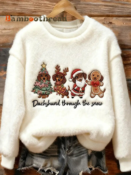 Women’s Retro Animal Art Print Comfortable Flannel Top A / S