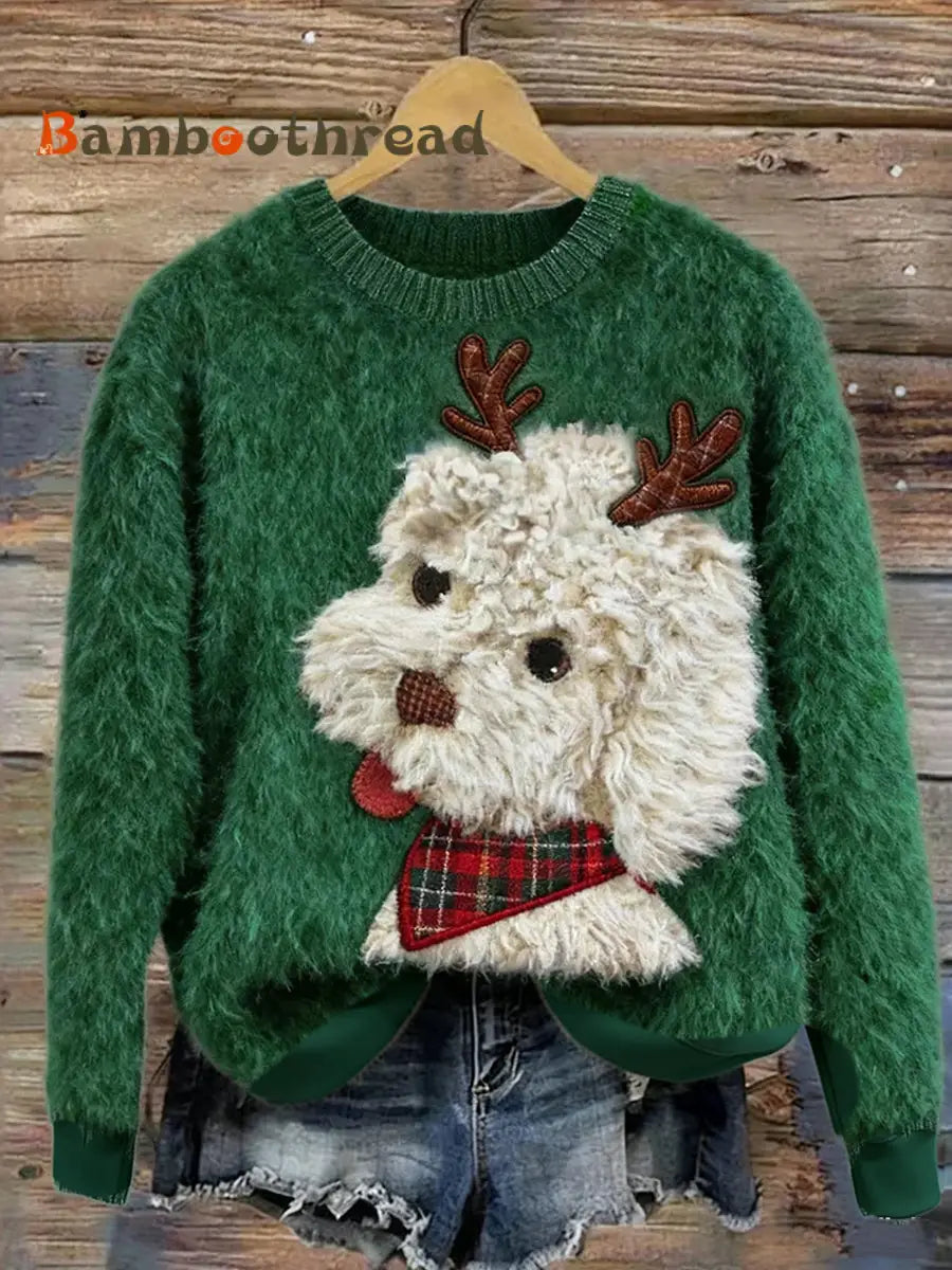 Women’s Retro Animal Art Print Comfortable Flannel Top A / S