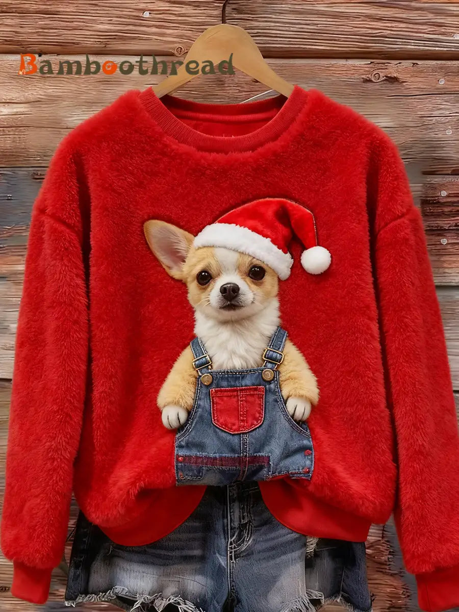 Women’s Retro Animal Art Print Comfortable Flannel Top A / S