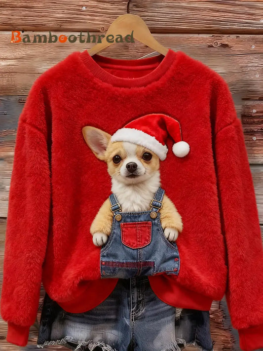 Women’s Retro Animal Art Print Comfortable Flannel Top A / S