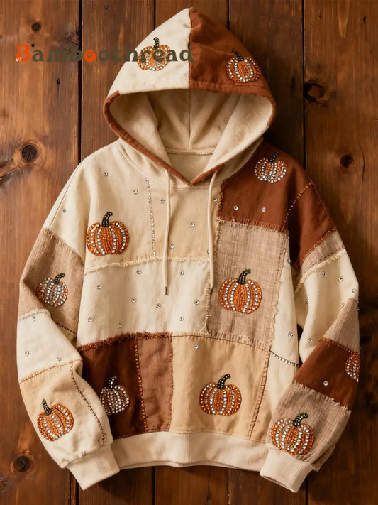Women’s Thanksgiving Print Casual Hoodie As picture / S