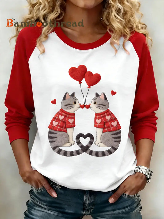 Women’s Valentine’s Day Puppy Sweatshirt White / S