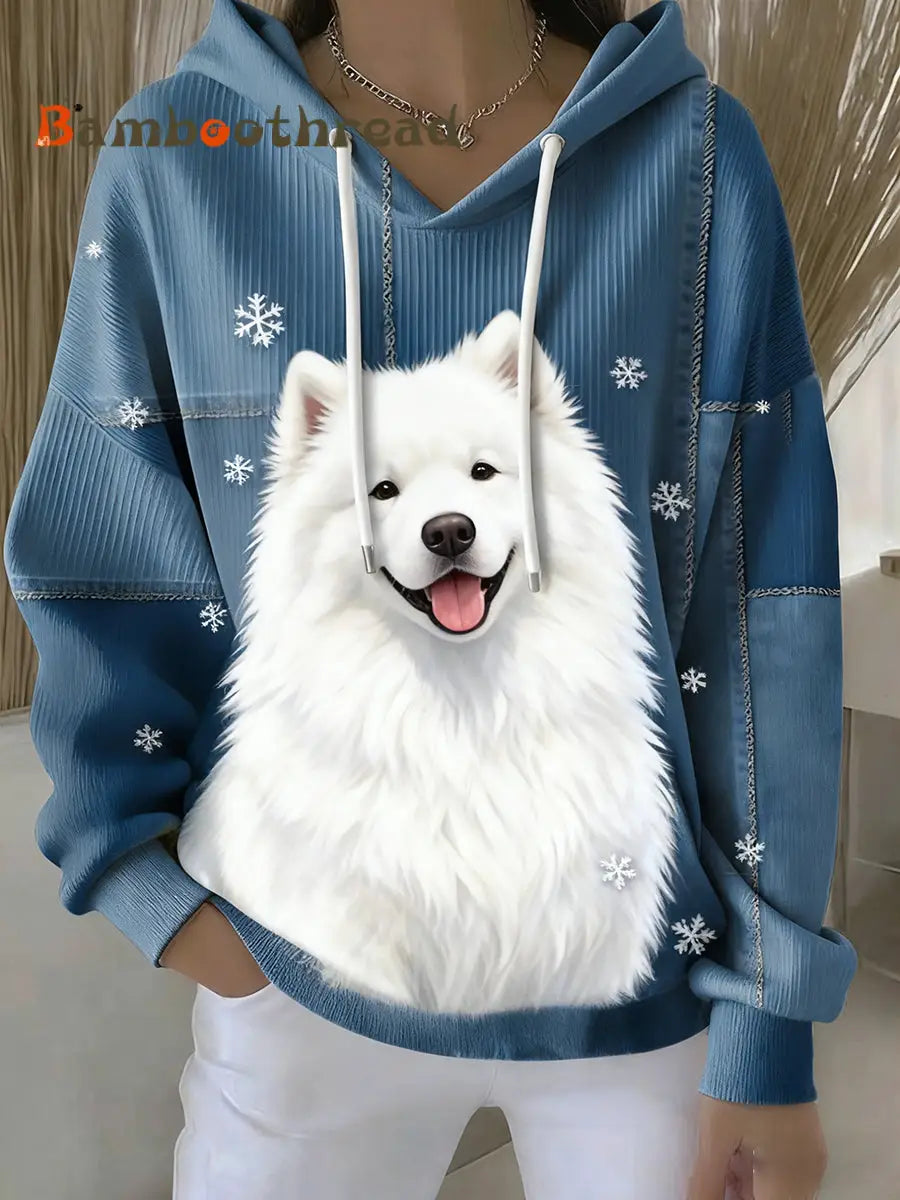 Women’s Vintage Animal Art Print Casual Retro Hoodie A / S