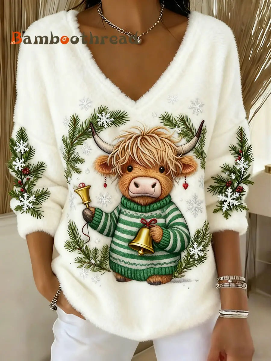 Women’s Vintage Animal Print Casual And Comfortable Flannel Top A / S